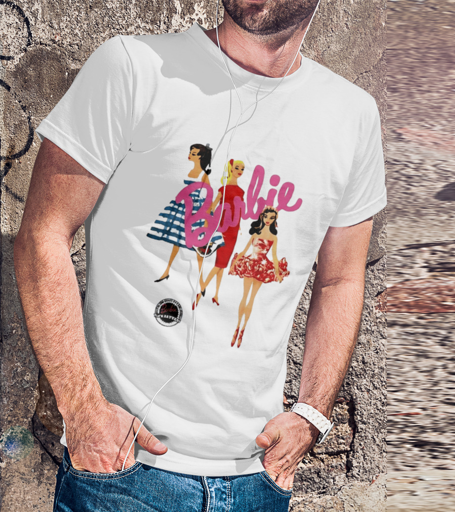 Barbie Vintage Fashion Trio Retro Mattel T-Shirt