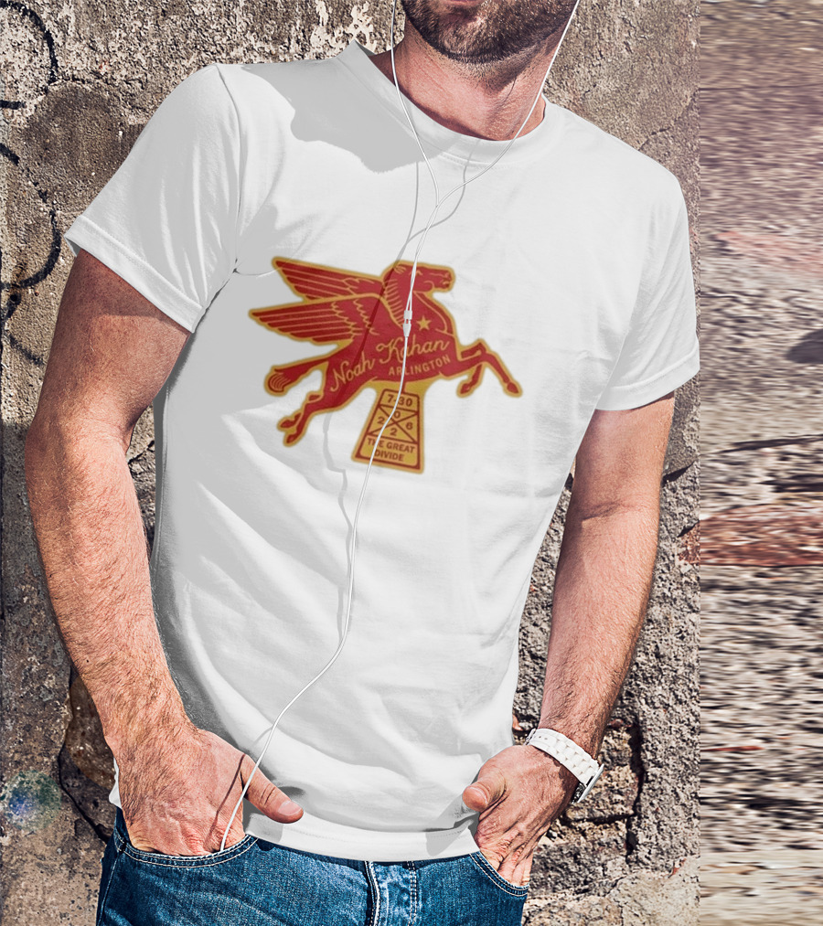 Noah Kahan Arlington July 30 2026 The Great Divide Pegasus T-Shirt
