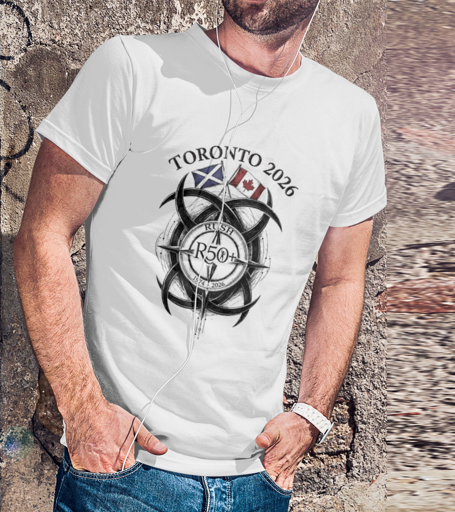 Toronto 2026 Rush R50 Celebration With Flags T-Shirt