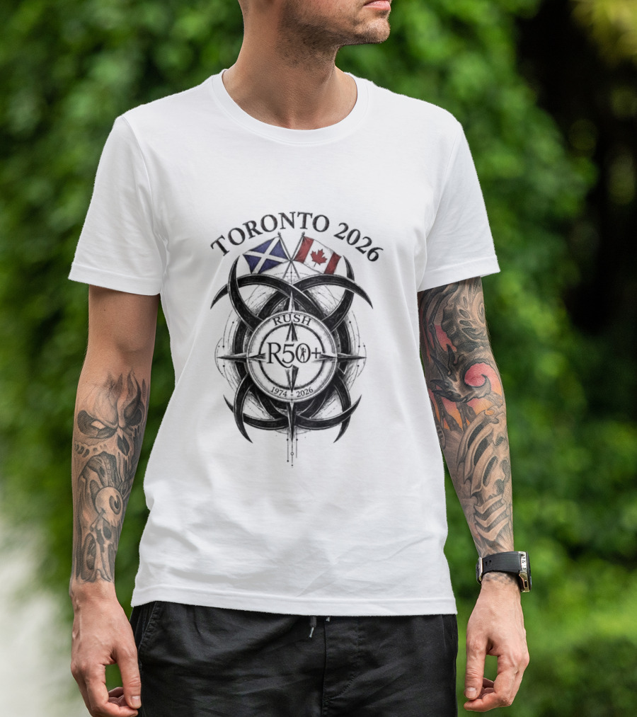 Toronto 2026 Rush R50 Celebration With Flags T-Shirt