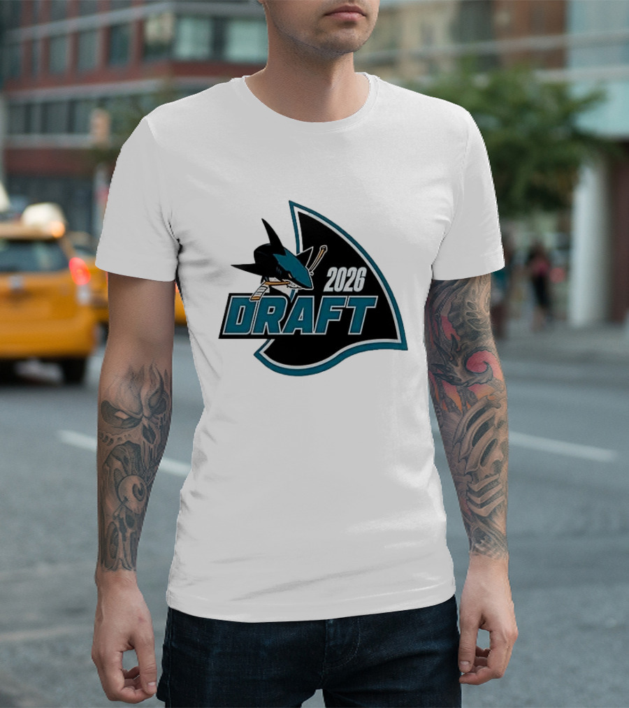 San Jose Sharks 2026 Draft Macklin Celebrini #71 T-Shirt