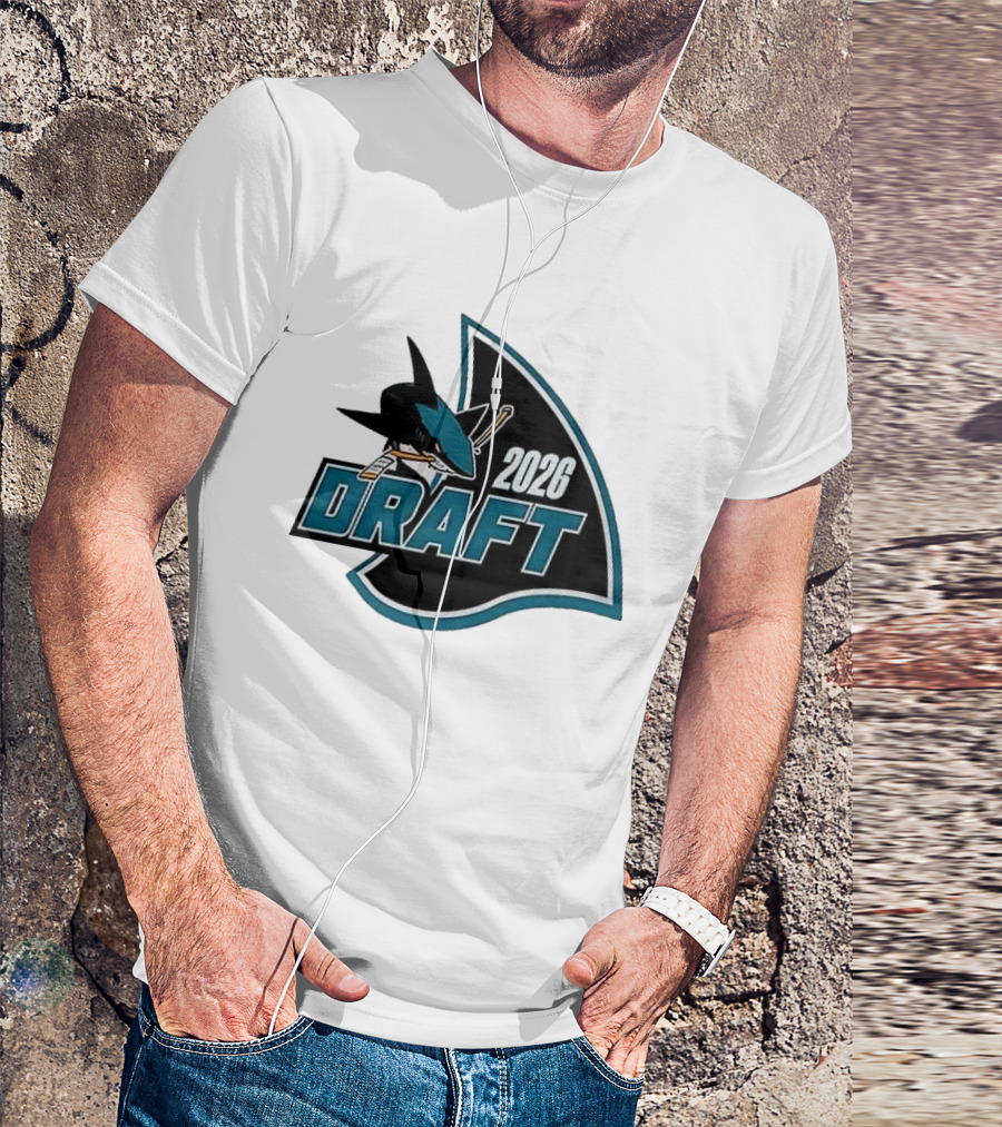San Jose Sharks 2026 Draft Macklin Celebrini #71 T-Shirt