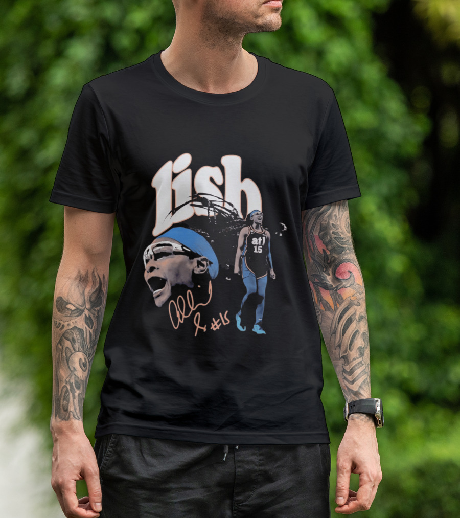 Allisha Gray Lish Atlanta Dream No 15 ATL Women's Sports T-Shirt