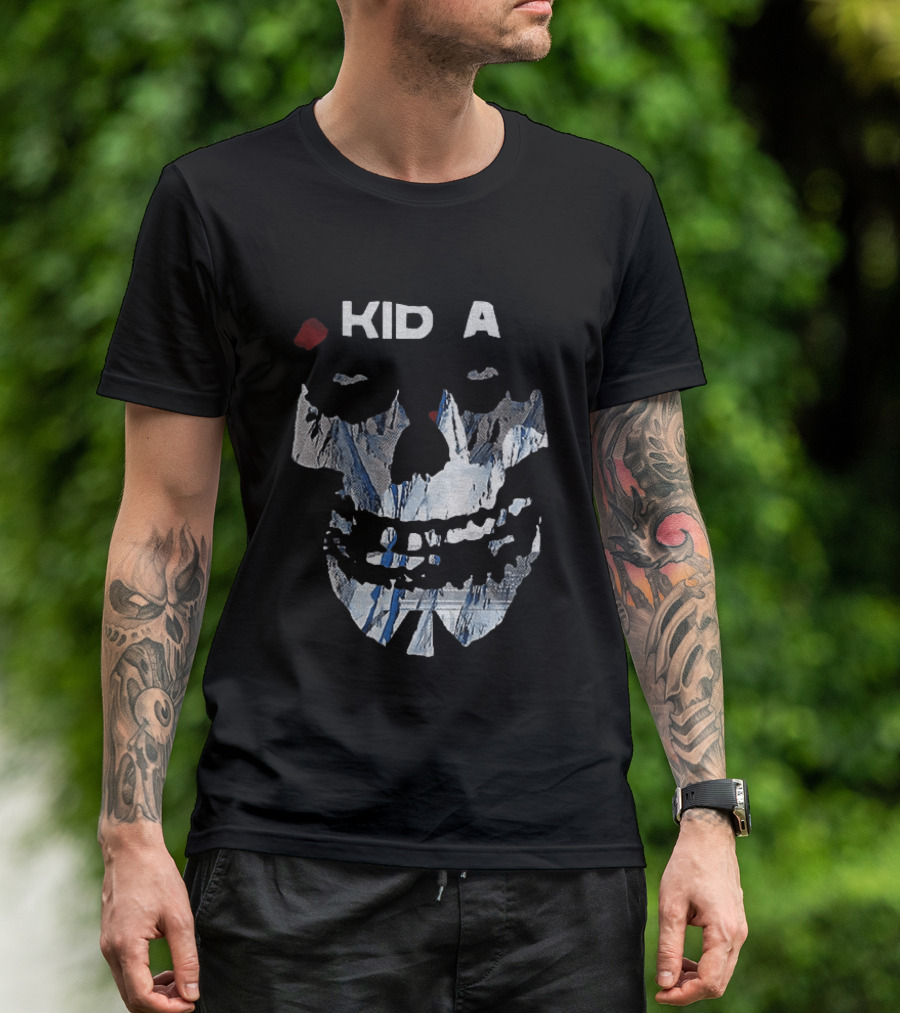 Kid A Fiend Skull Meme T-Shirt