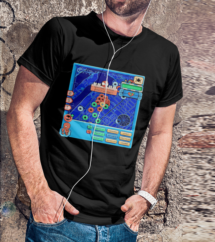 Sighting In Your Direct Vicinity Spider Man Pixel 00.00.00 T-Shirt