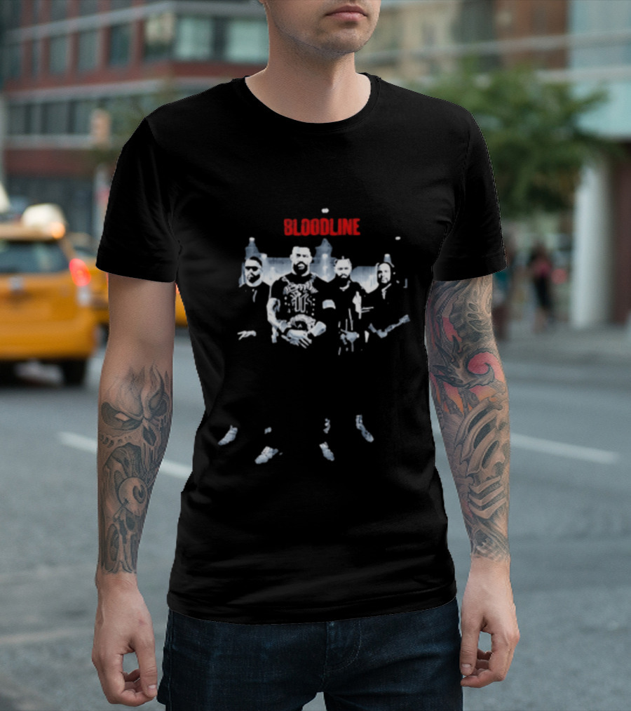Bloodline WWE 2026 Roman Reigns And Family Photo T-Shirt