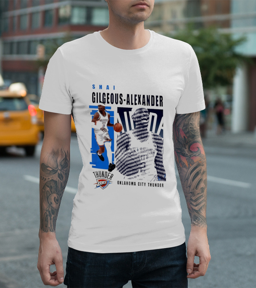 Shai Gilgeous Alexander Oklahoma City Thunder Basketball Highlights T-Shirt