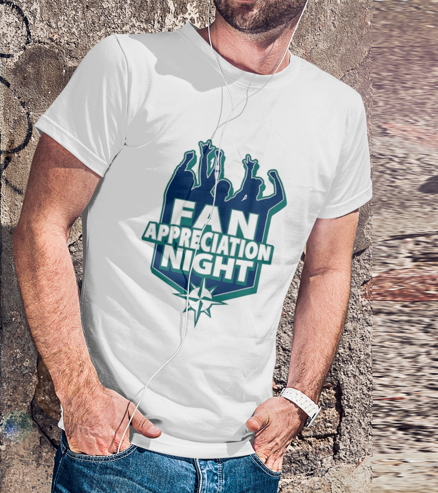 Seattle Mariners Fan Appreciation Night 2026 Baseball Event T-Shirt