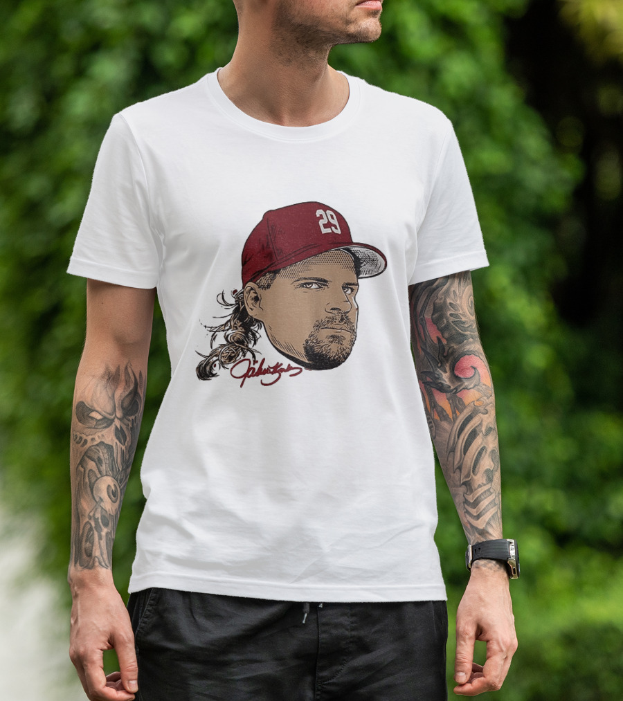 John Kruk 29 Big Face Philadelphia Phillies Baseball Swag MLB 2026 T-Shirt