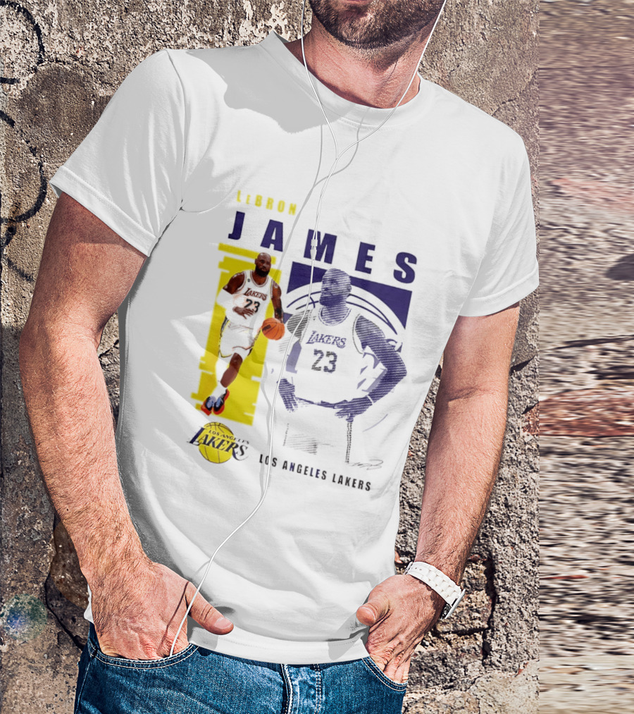 LeBron James Los Angeles Lakers Basketball Highlights 23 T-Shirt