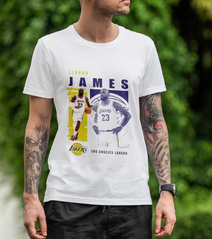 LeBron James Los Angeles Lakers Basketball Highlights 23 T-Shirt