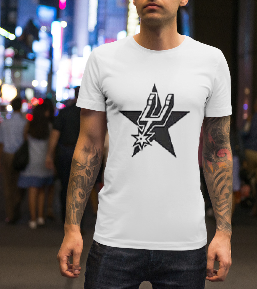 San Antonio Spurs Star NBA Team T-Shirt