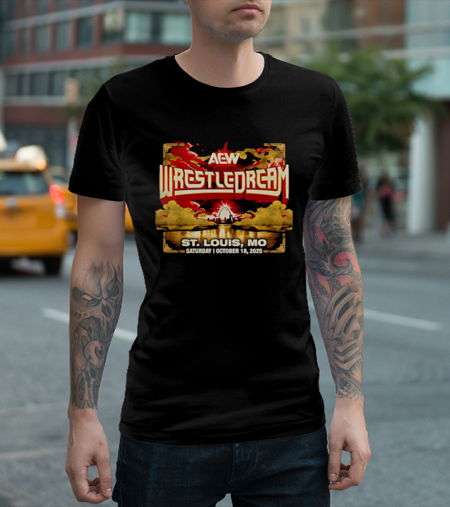 AEW WrestleDream October 18 2025 St Louis MO Event T-Shirt