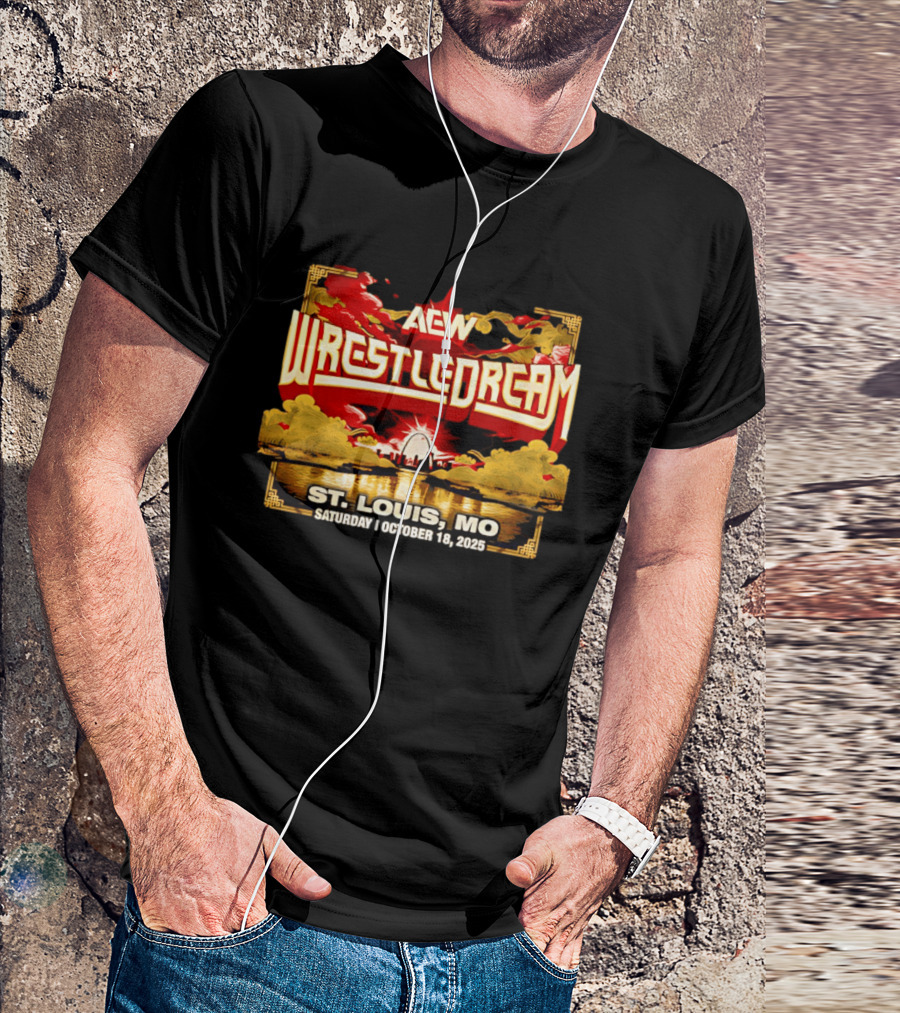 AEW WrestleDream October 18 2025 St Louis MO Event T-Shirt