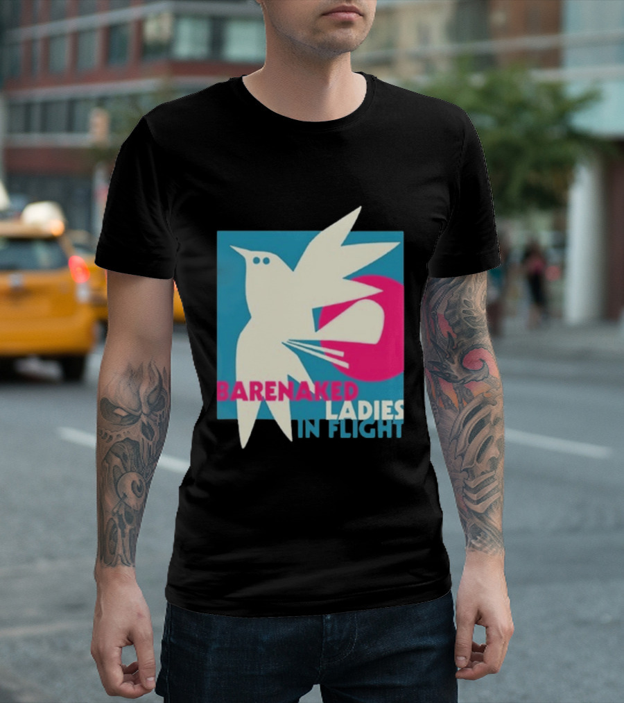 Barenaked Ladies In Flight Bird Tour 2024 Art Vintage Concert T-Shirt
