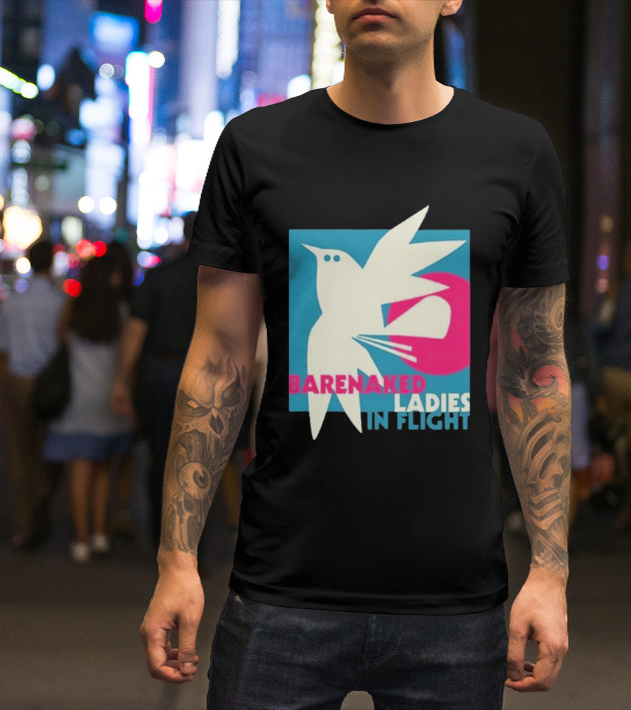 Barenaked Ladies In Flight Bird Tour 2024 Art Vintage Concert T-Shirt