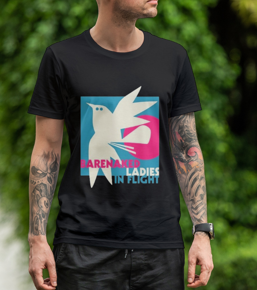 Barenaked Ladies In Flight Bird Tour 2024 Art Vintage Concert T-Shirt