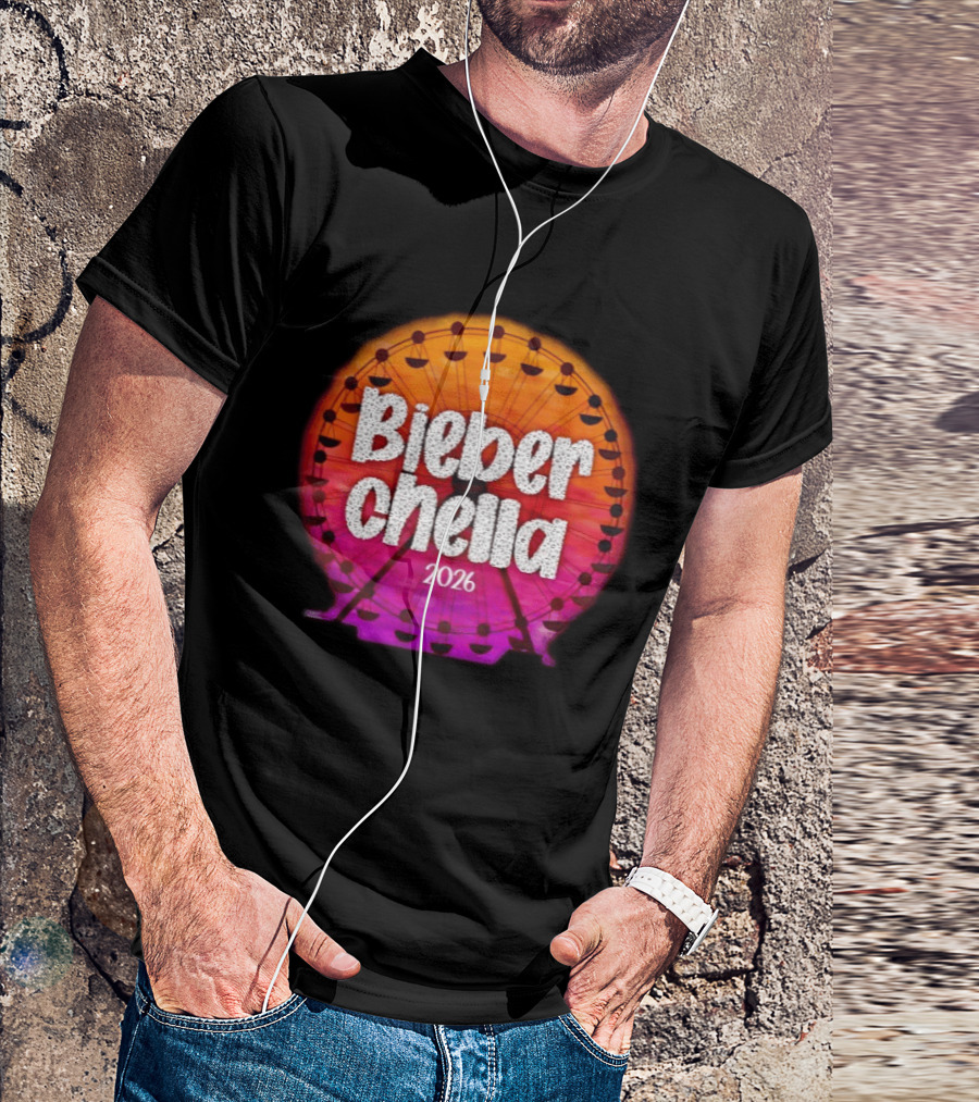 Bieberchella Coachella Ferris Wheel Summer Concert 2026 T-Shirt