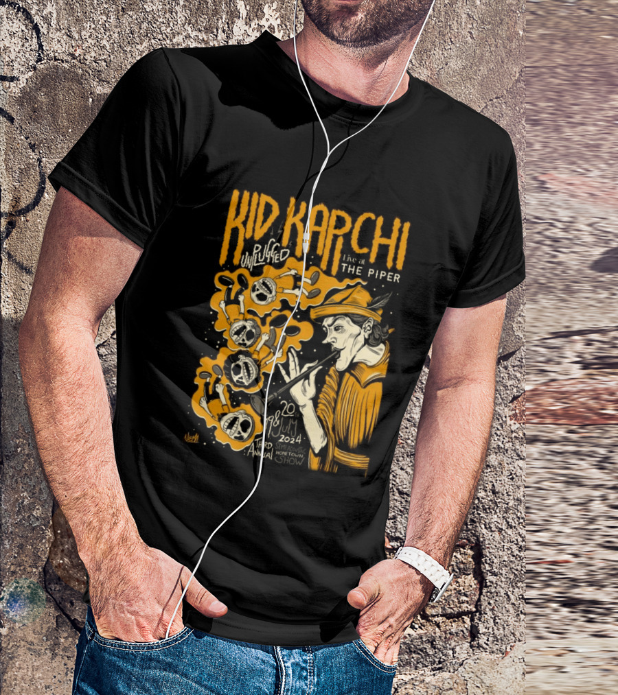 Kid Kapichi Unplugged Live The Piper July 19 20 2024 Semi Acoustic Hometown Show T-Shirt