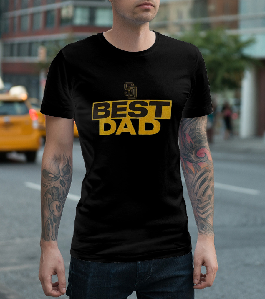 San Diego Padres Best Dad Father's Day MLB SD T-Shirt
