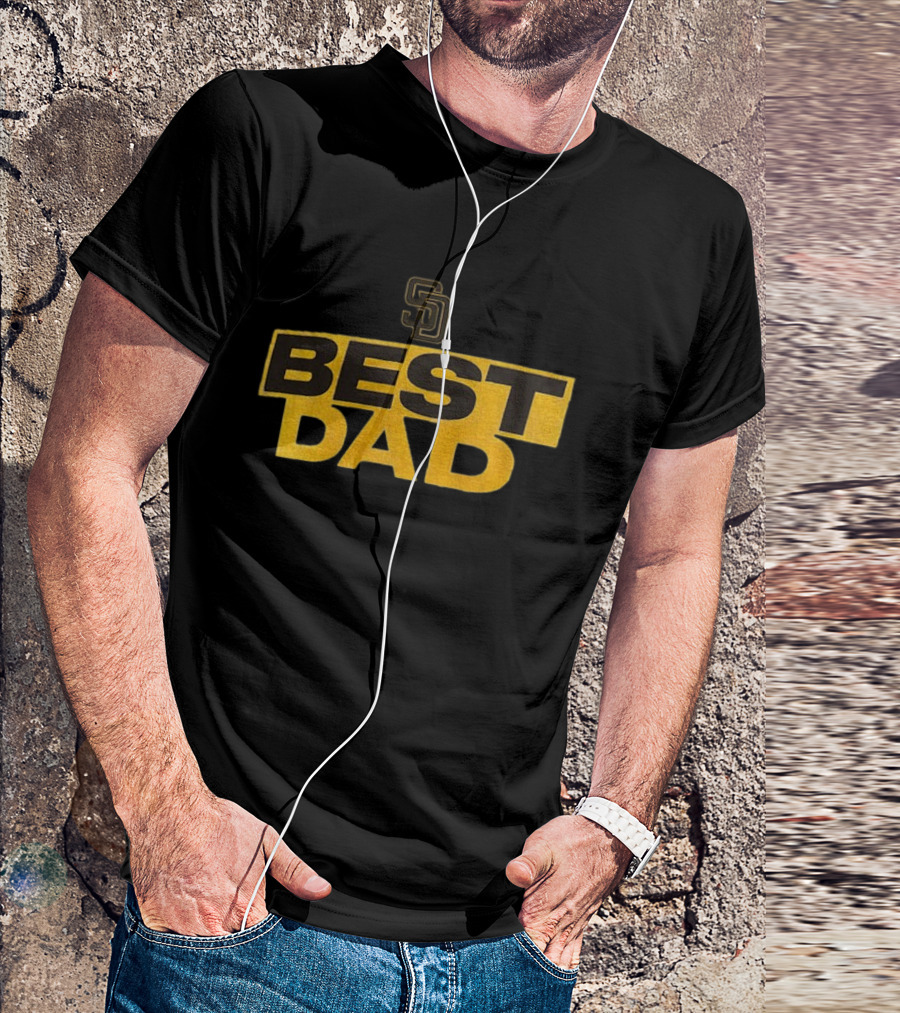 San Diego Padres Best Dad Father's Day MLB SD T-Shirt