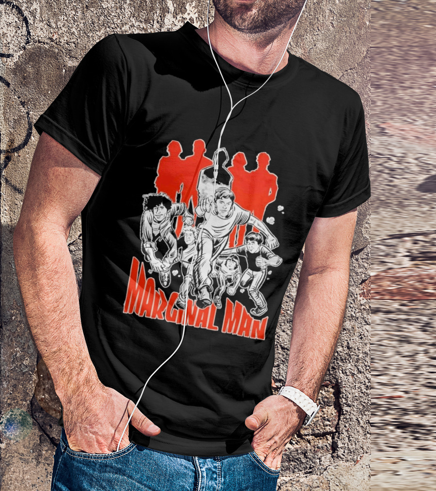 Marginal Man Identity Comic Style Group Of Characters T-Shirt