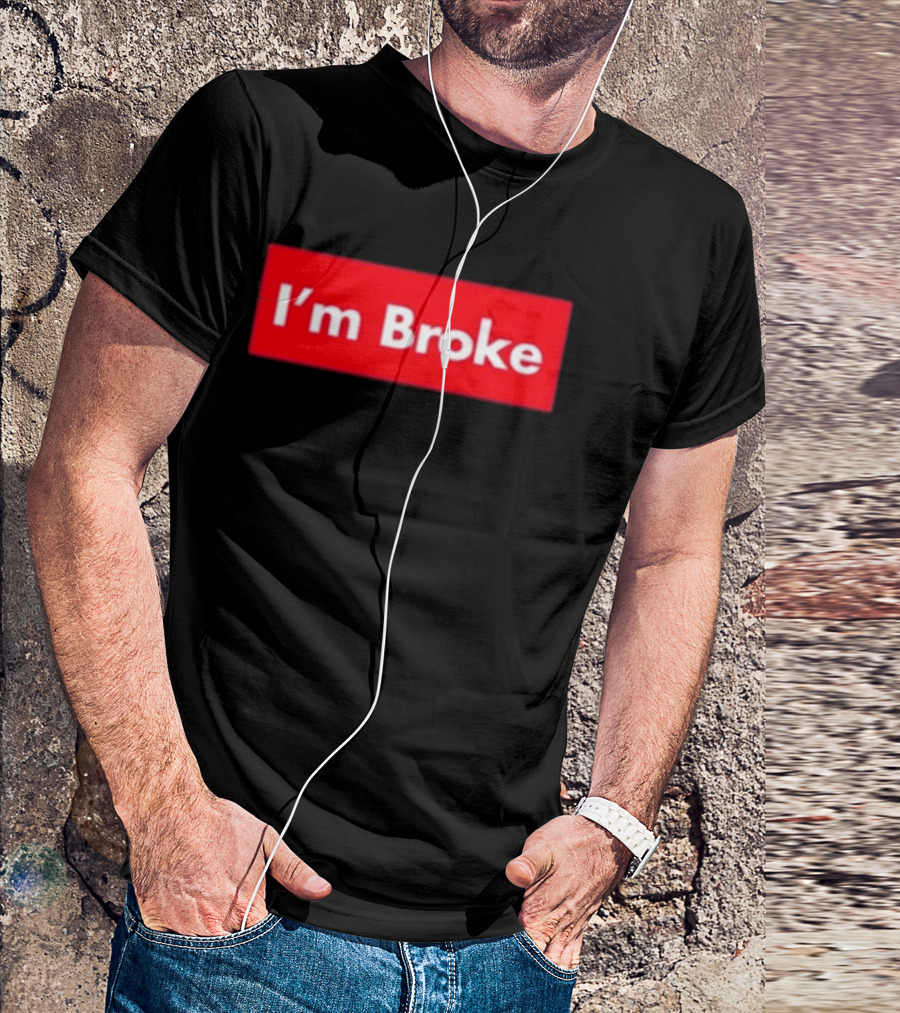 Terroriser I'm Broke Red Box T-Shirt