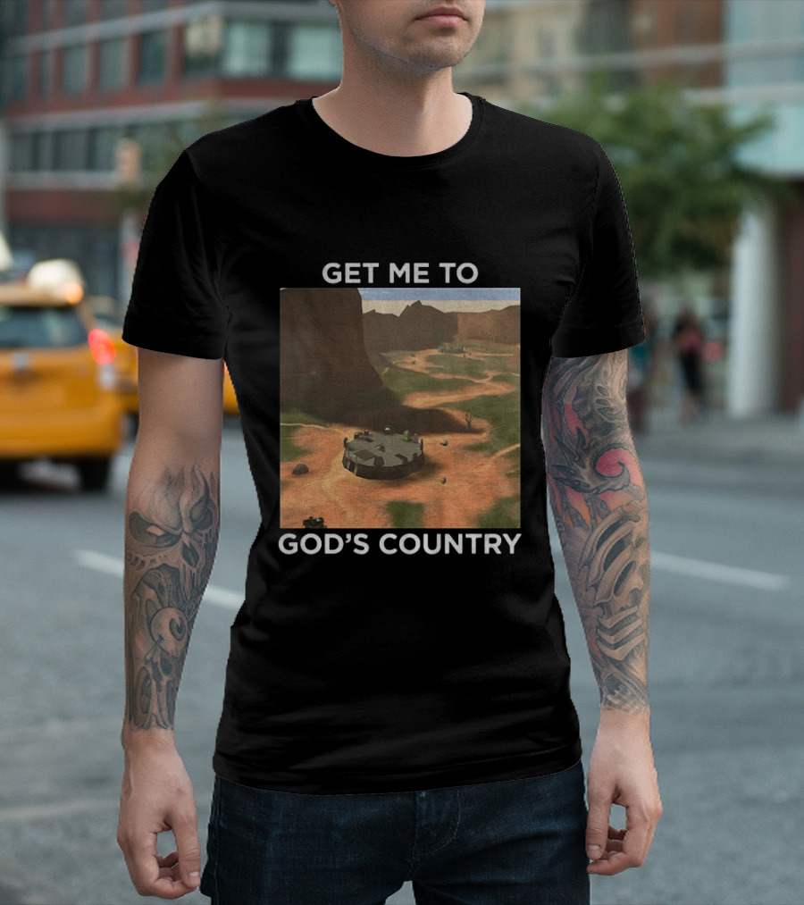 Get Me To God's Country Multiplayer Maps T-Shirt