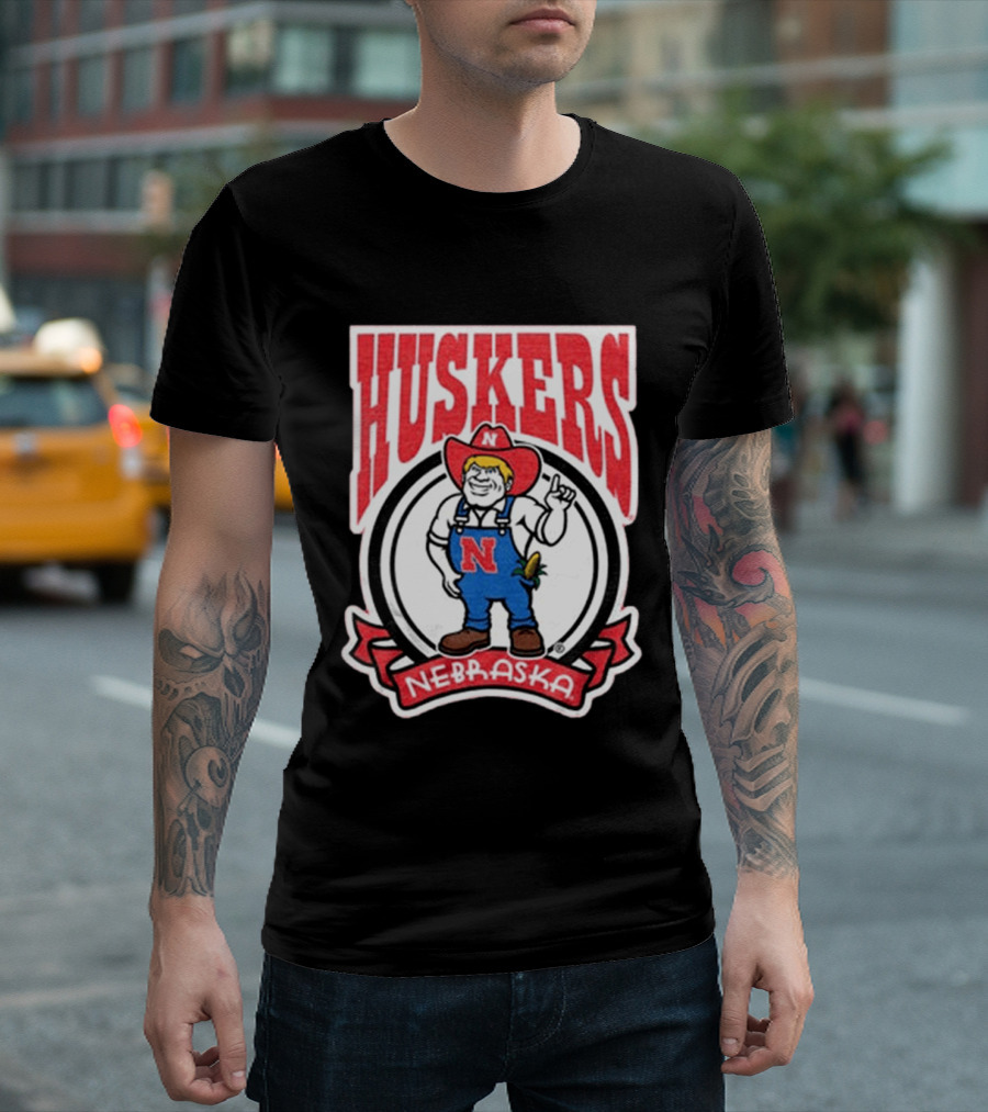 Huskers Nebraska Cornhuskers Vintage Logo 2024 T-Shirt