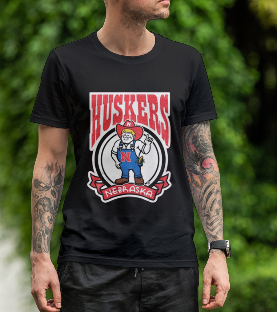 Huskers Nebraska Cornhuskers Vintage Logo 2024 T-Shirt
