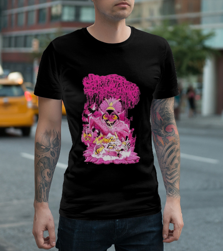 New Sanguisugabogg Pink Monster King Julian Purple T-Shirt