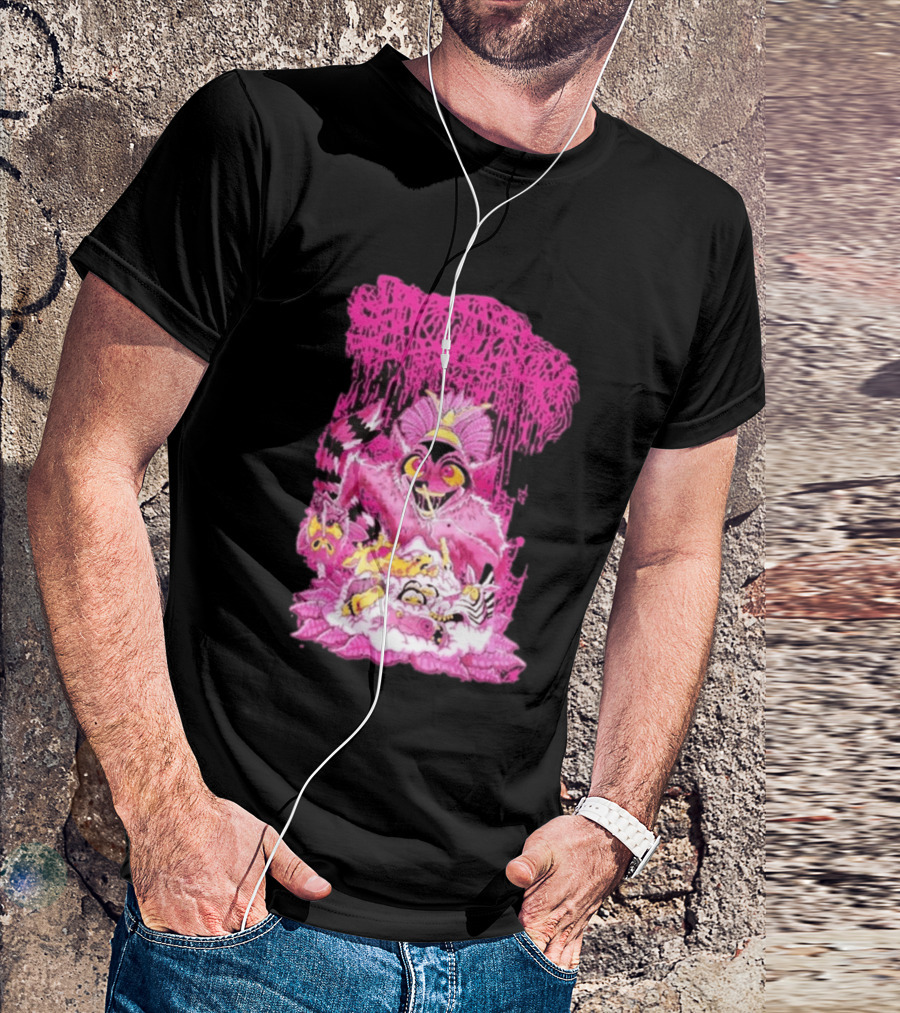 New Sanguisugabogg Pink Monster King Julian Purple T-Shirt