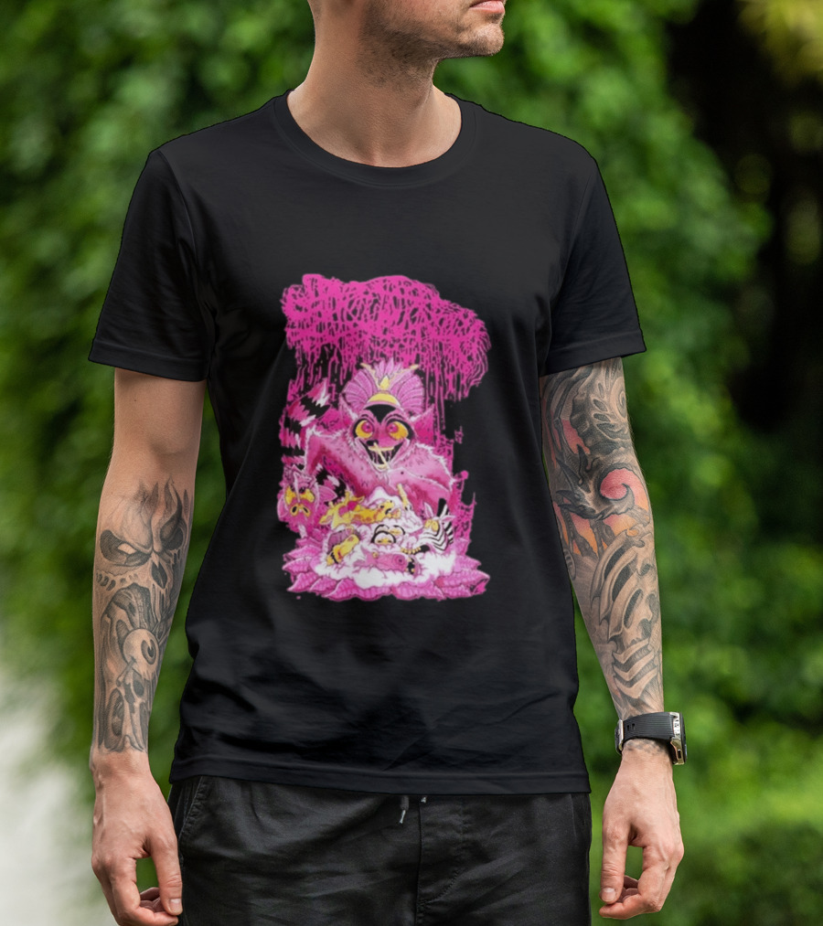 New Sanguisugabogg Pink Monster King Julian Purple T-Shirt