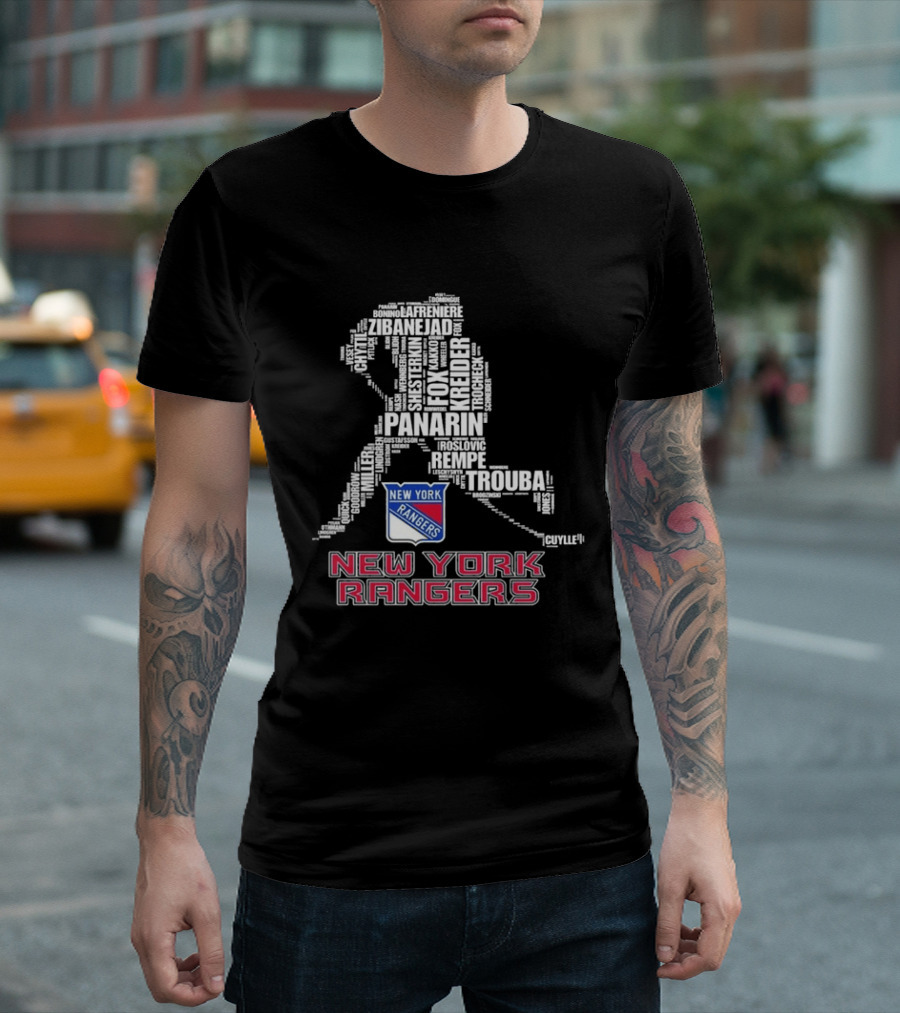 New York Rangers Hockey 2024 Panarin Trouba T-Shirt