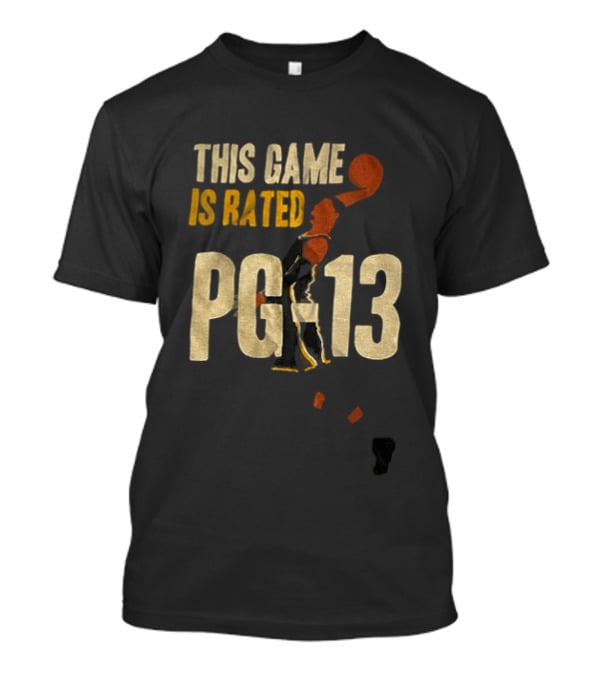 Tony Bradley Indiana Pacers This Game Is Rated PG 13 Basketball Cartoon T-Shirt