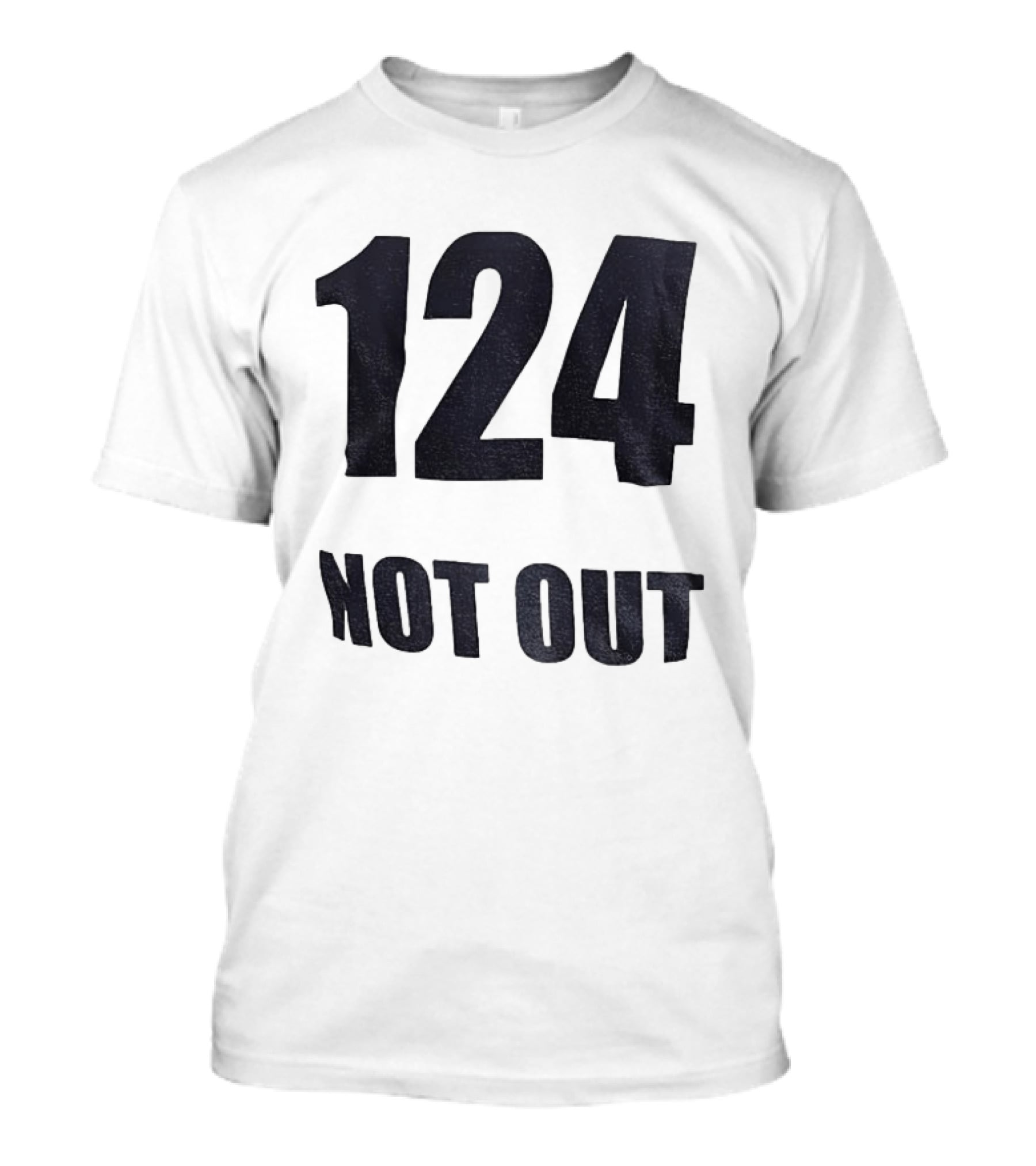 124 Not Out India Political T-Shirt