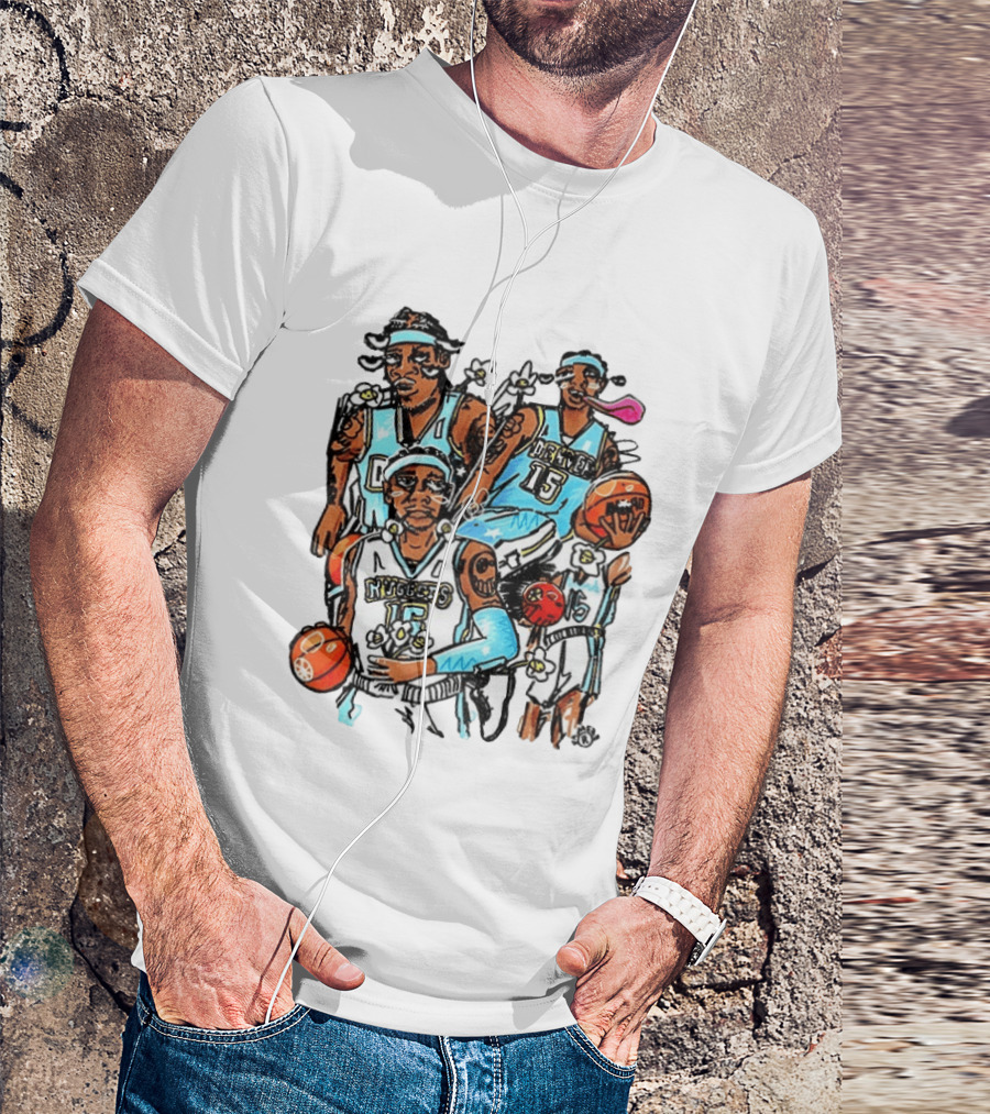 Carmelo Anthony Denver Nuggets NBA Basketball Player Iconic Moments T-Shirt