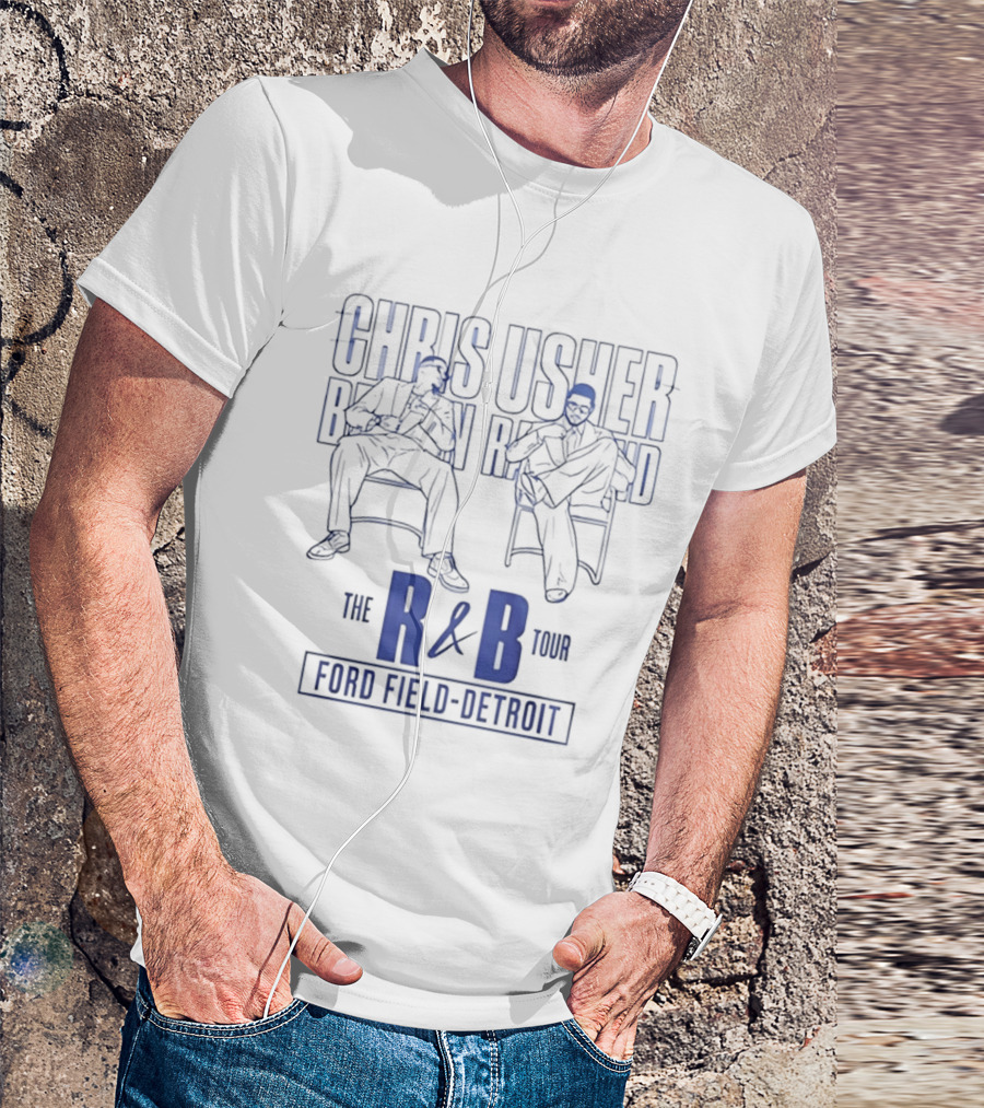 Chris Usher The R&B Tour Ford Field Detroit T-Shirt