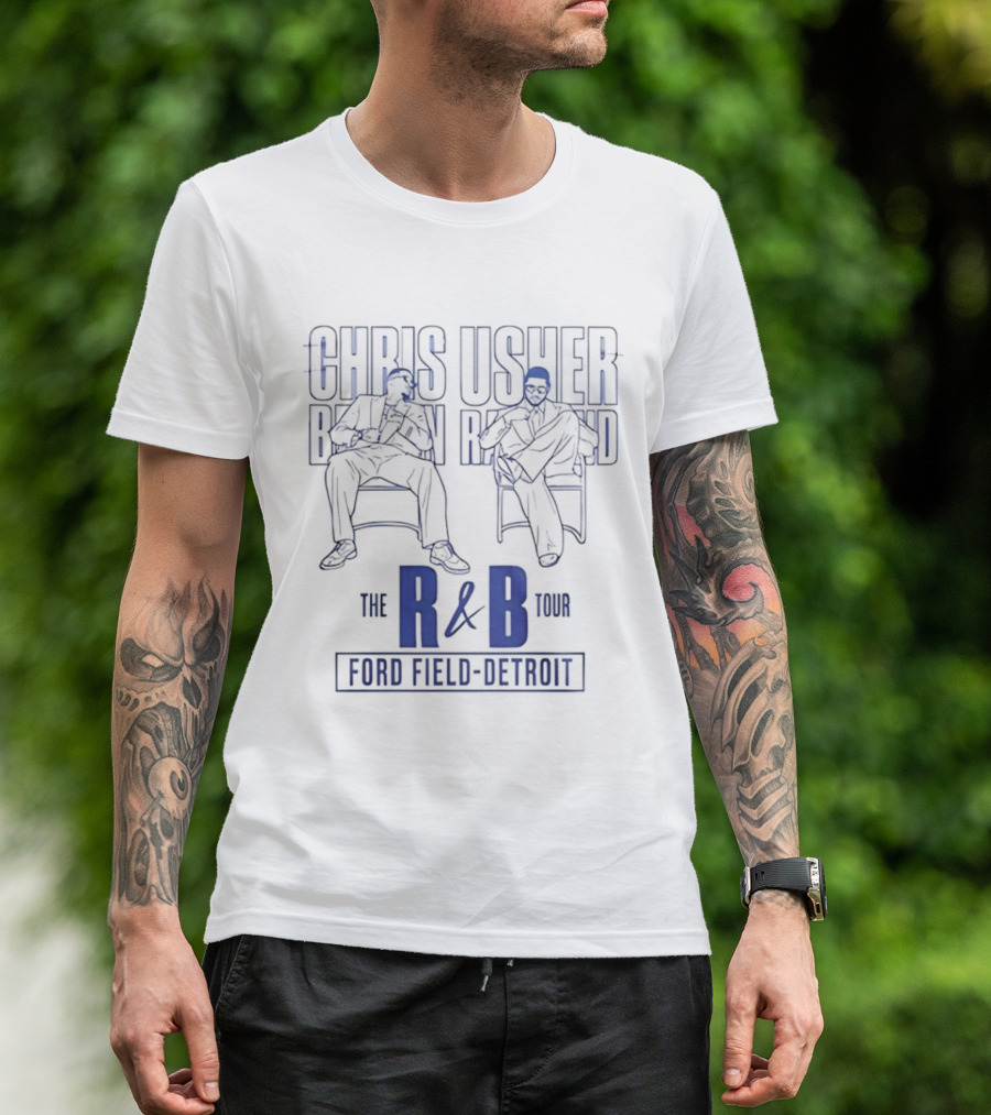Chris Usher The R&B Tour Ford Field Detroit T-Shirt