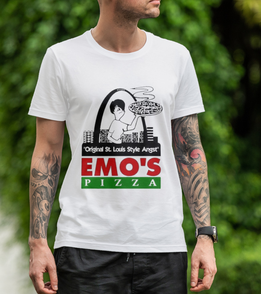Original St. Louis Style Angst Emo's Pizza T-Shirt