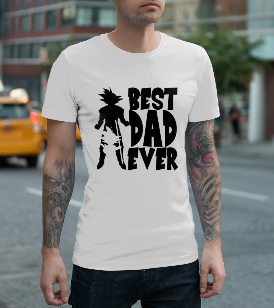 Best Dad Ever Goku Dragon Ball T-Shirt
