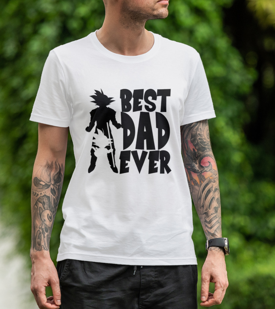 Best Dad Ever Goku Dragon Ball T-Shirt