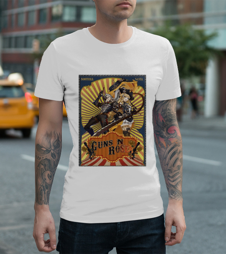 Guns N Roses Navia Boothill Style Concept T-Shirt