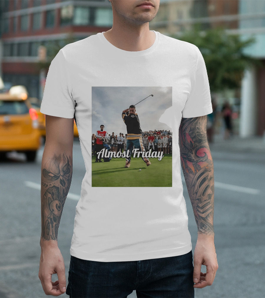 Happy Gilmore Almost Friday Hockey Golf Scene T-Shirt