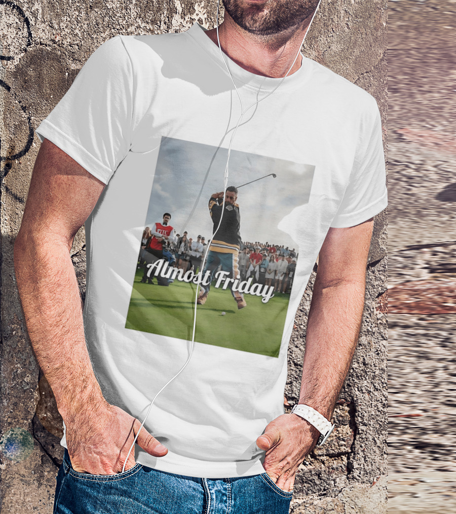 Happy Gilmore Almost Friday Hockey Golf Scene T-Shirt