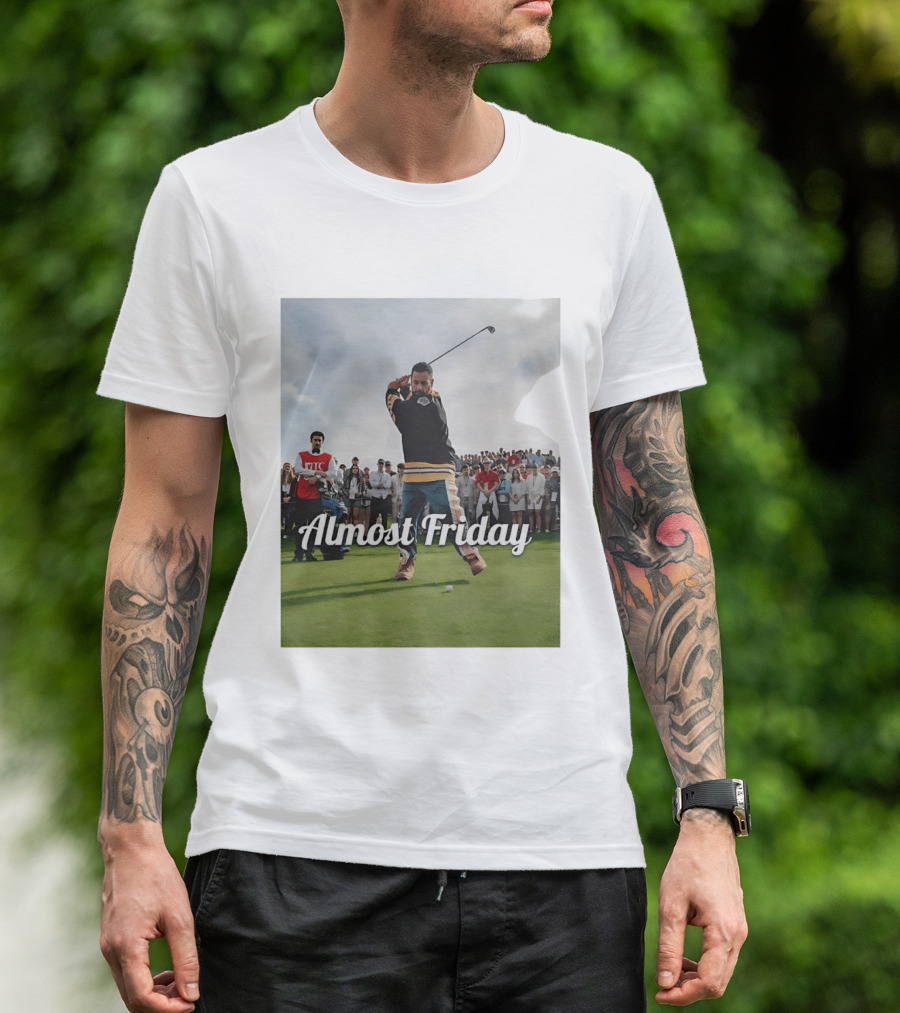 Happy Gilmore Almost Friday Hockey Golf Scene T-Shirt