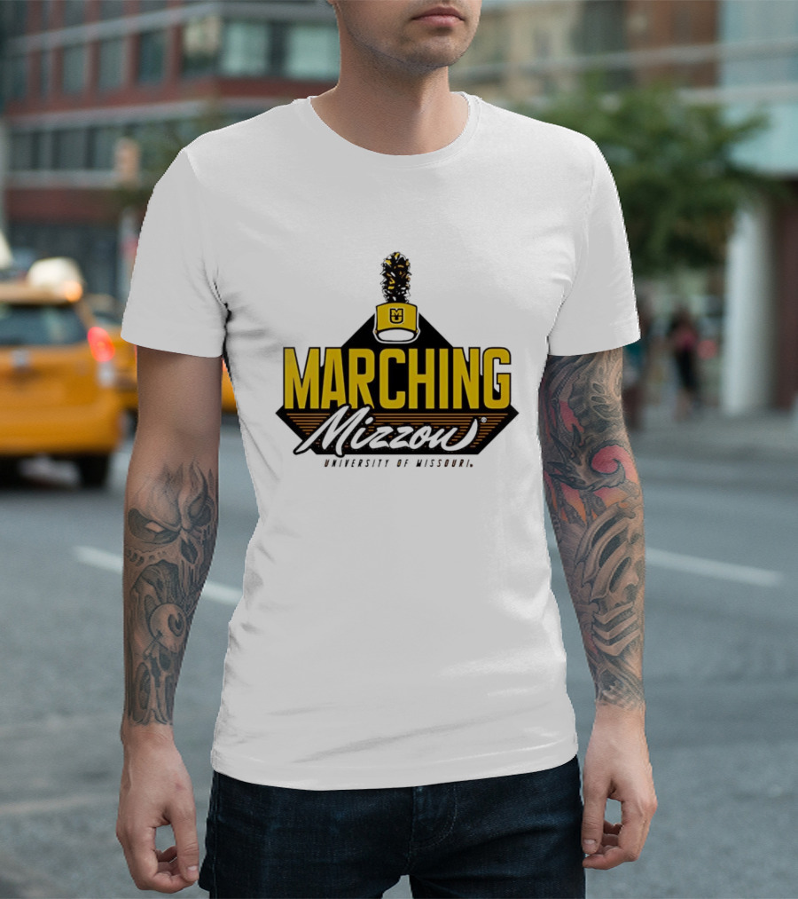 Marching Mizzou University Of Missouri Oval Tiger Head 2024 T-Shirt