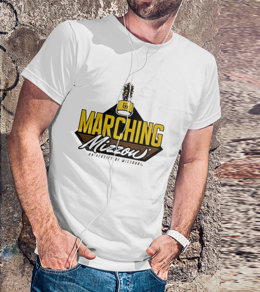 Marching Mizzou University Of Missouri Oval Tiger Head 2024 T-Shirt