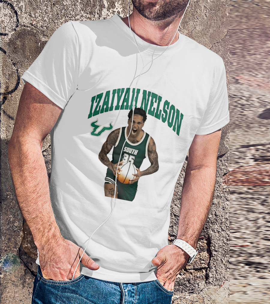 Izaiyah Nelson South Florida Bulls Basketball 35 T-Shirt