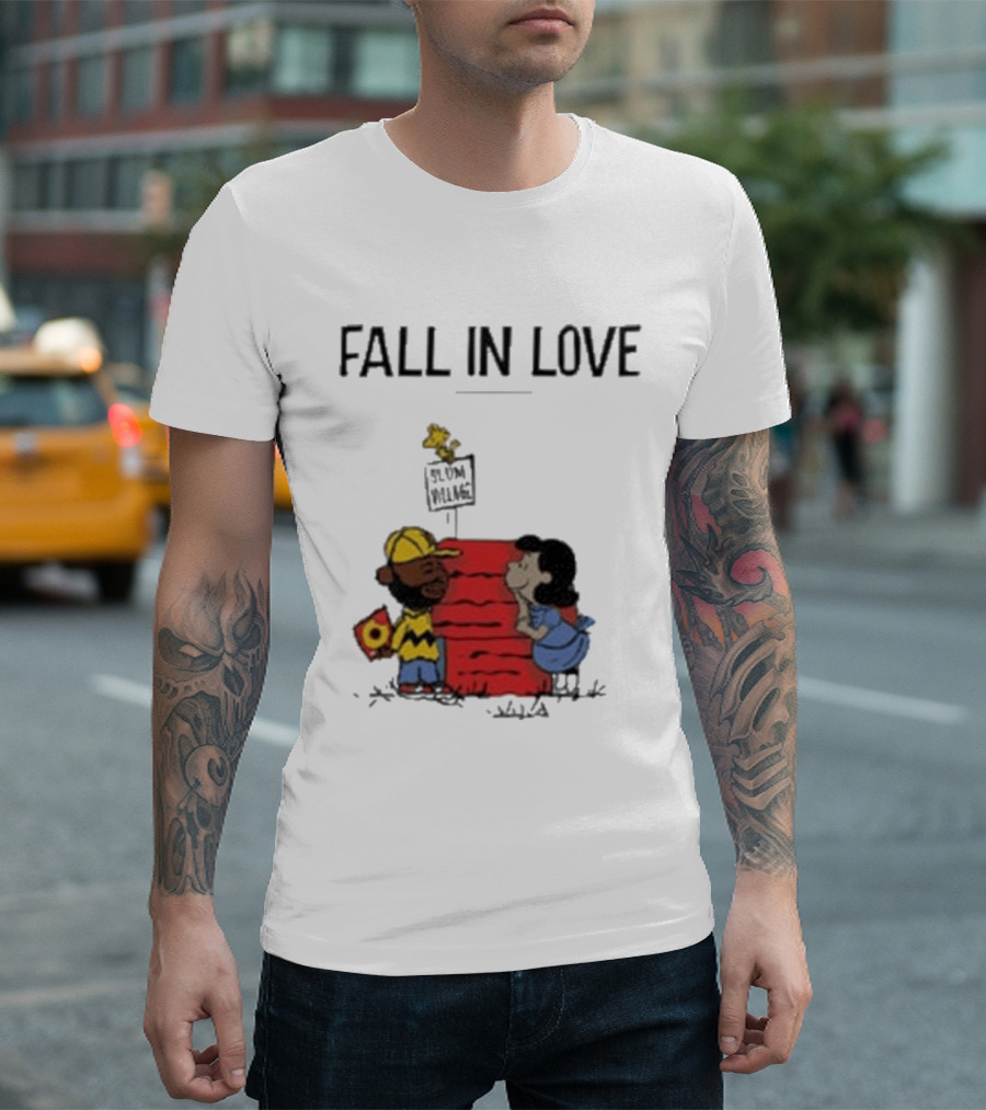 Fall In Love J Dilla Slum Village Lucy Peanuts T-Shirt